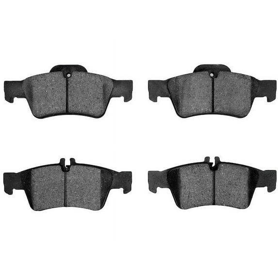 Rear Brake Pad Set - Compatible with 2010 - 2013 Mercedes-Benz S550 Base 2011 2012