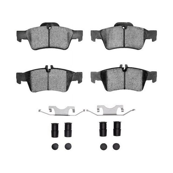 Rear Brake Pad Set - Compatible with 2010 - 2013 Mercedes-Benz S550 Base 2011 2012