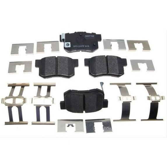 Rear Brake Pad Set - Compatible with 2010 - 2013 Suzuki Kizashi 2011 2012