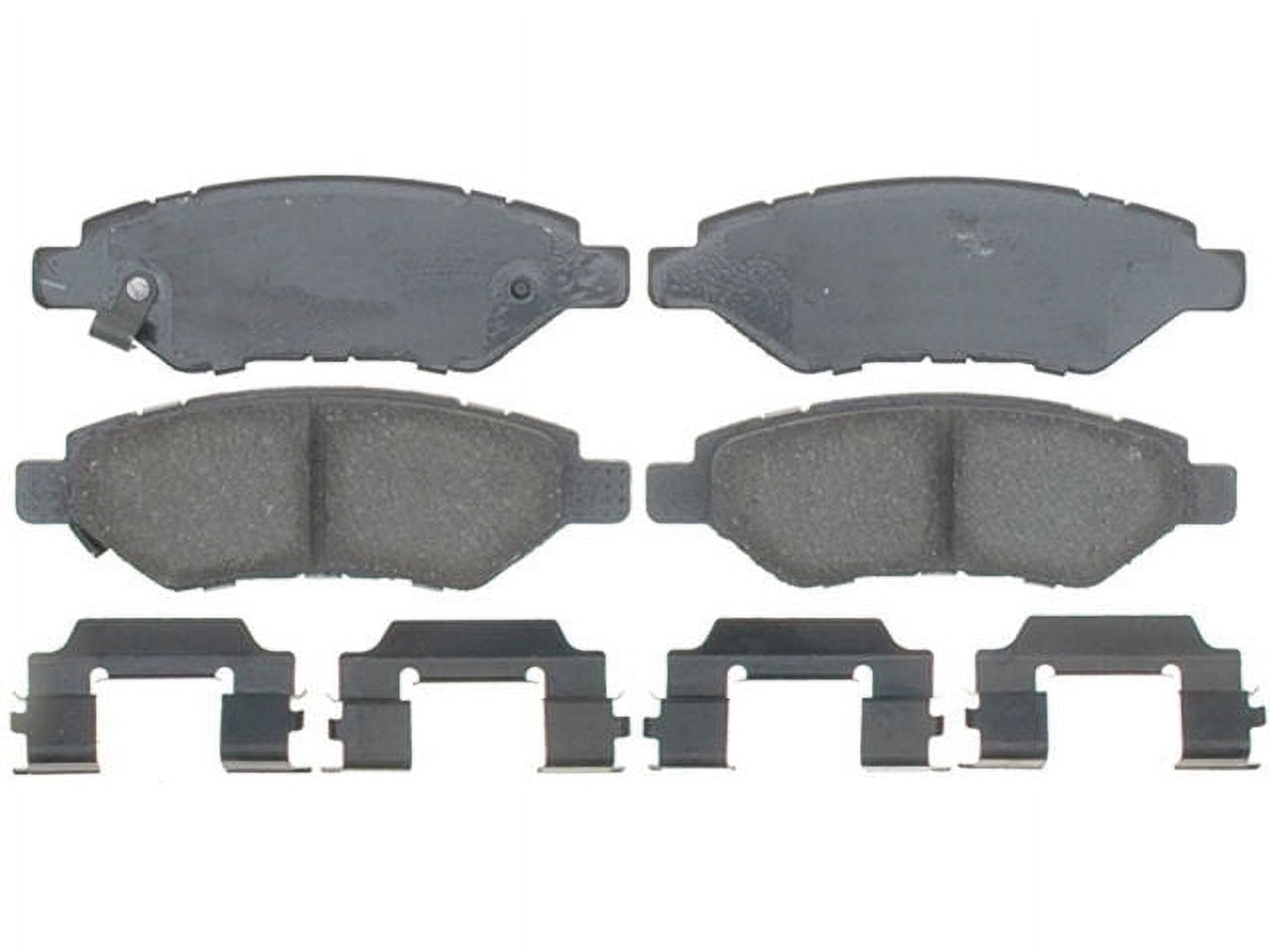 Rear Brake Pad Set - Compatible with 2010 - 2016 Cadillac SRX - AC