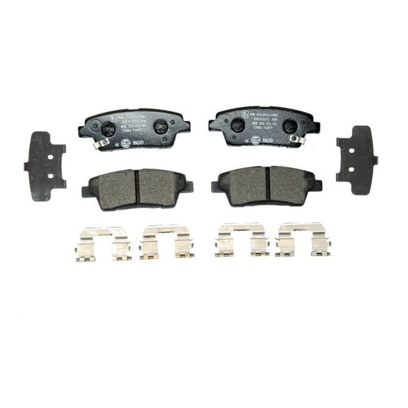 Rear Brake Pad Set - Compatible with 2010 - 2016 Hyundai Genesis 2011 2012 2013 2014 2015