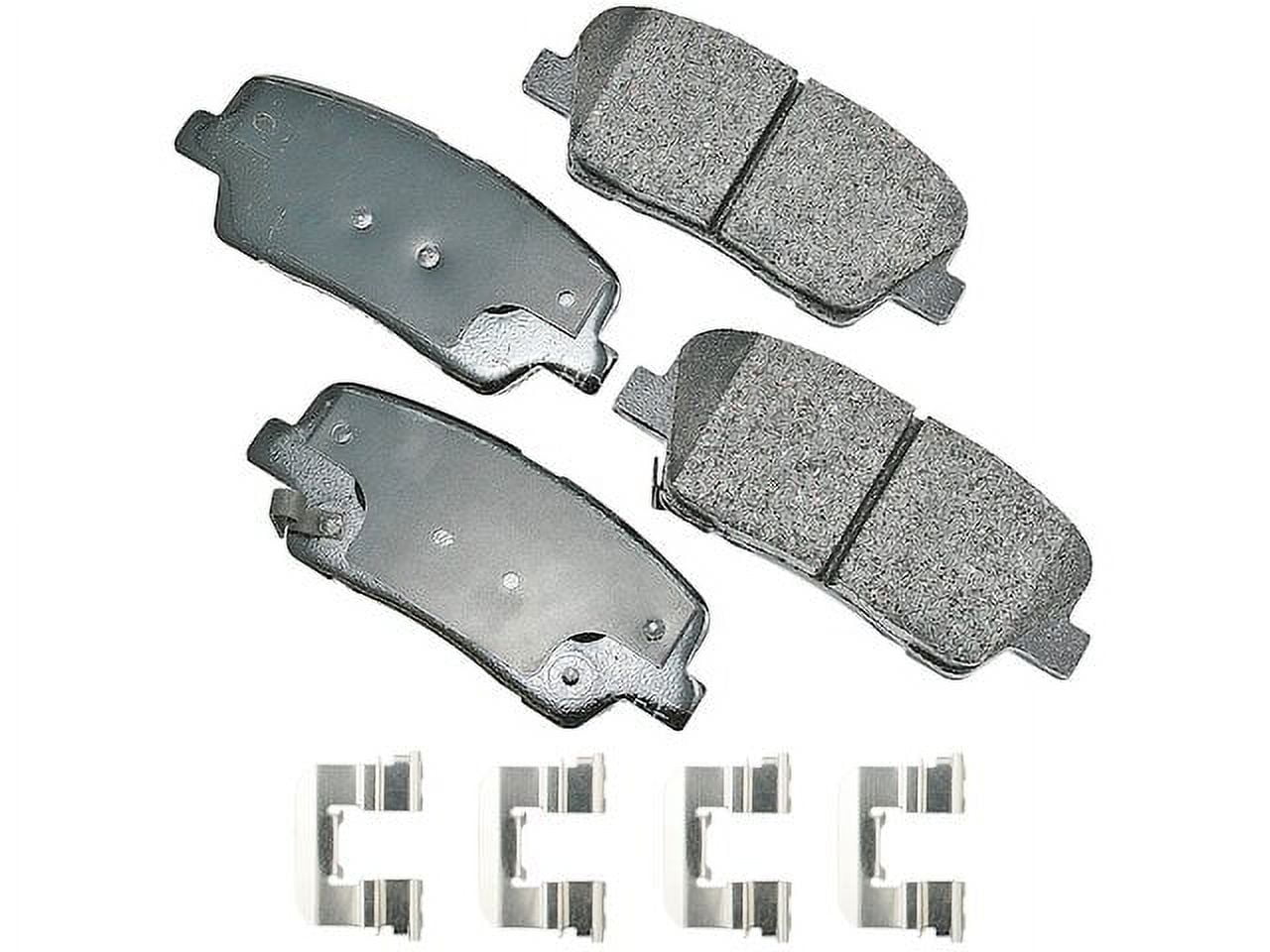 Rear Brake Pad Set - Compatible with 2010 - 2016 Hyundai Genesis Coupe ...