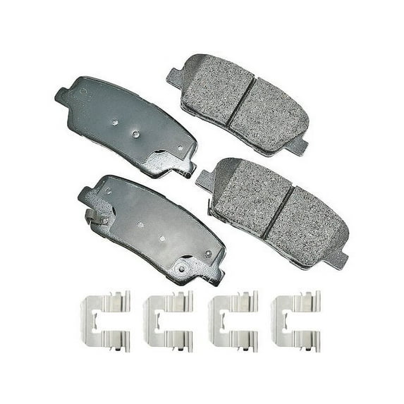 Rear Brake Pad Set - Compatible with 2010 - 2016 Hyundai Santa Fe 2011 2012 2013 2014 2015