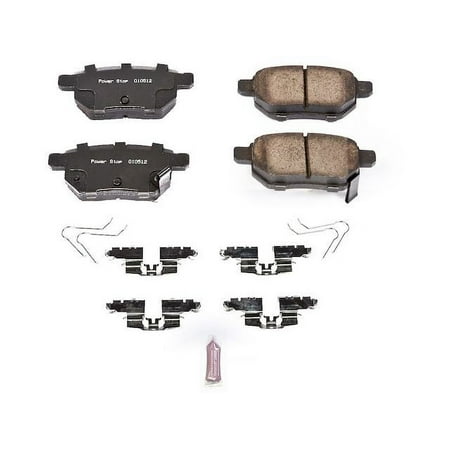 Rear Brake Pad Set - Compatible with 2010 - 2020 Toyota Prius - Power Stop