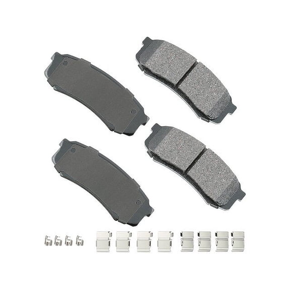 Rear Brake Pad Set - Compatible with 2010 - 2022 GX460 4.6L V8 2011 2012 2013 2014 2015 2016 2017 2018 2019 2020 2021