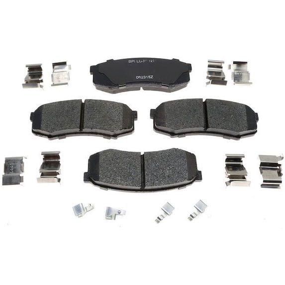 Rear Brake Pad Set - Compatible with 2010 - 2023 Lexus GX460 - Raybestos