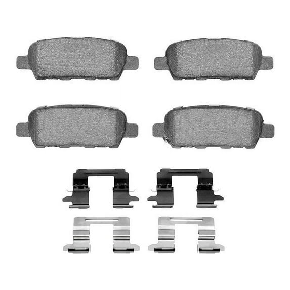 Rear Brake Pad Set - Compatible with 2011 - 2012 INFINITI G25 - Dynamic Friction