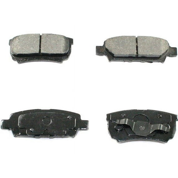 Rear Brake Pad Set - Compatible with 2011 - 2014 Chrysler 200 2012 2013