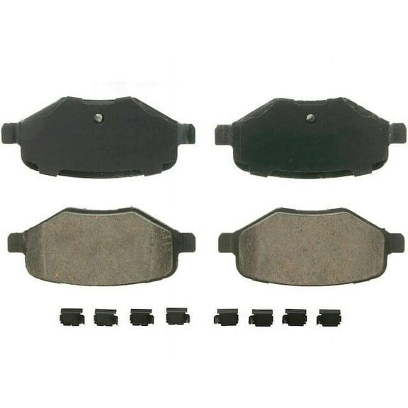 Rear Brake Pad Set - Compatible with 2011 - 2014 Ford Edge 2012 2013