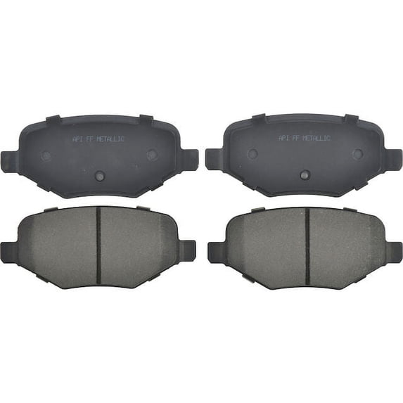 Rear Brake Pad Set - Compatible with 2011 - 2014 Ford Edge 2012 2013