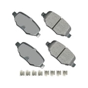 Rear Brake Pad Set - Compatible with 2011 - 2015 Ford Edge 2012 2013 2014