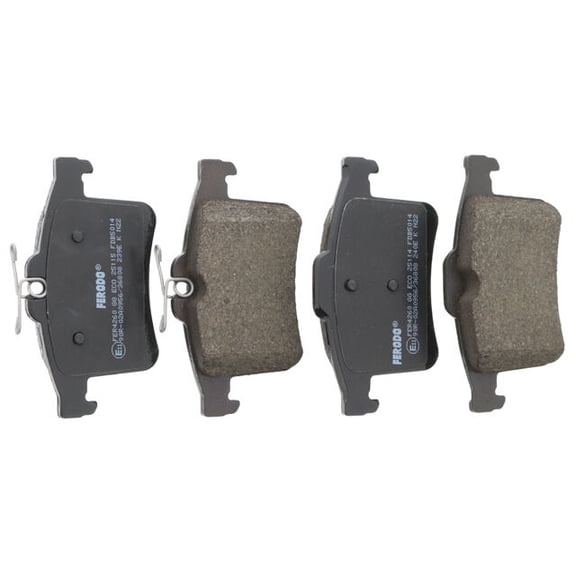 Rear Brake Pad Set - Compatible with 2011 - 2015 Jaguar XJ Supercharged 2012 2013 2014