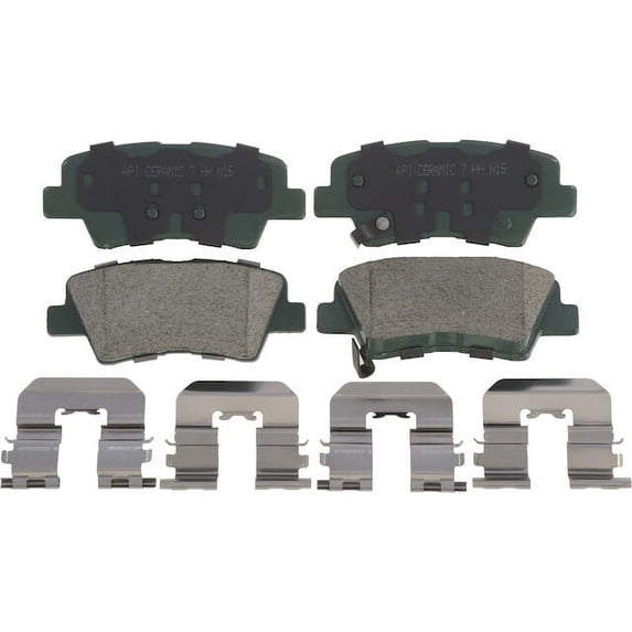 Rear Brake Pad Set - Compatible with 2011 - 2016 Kia Optima Hybrid 2012 2013 2014 2015