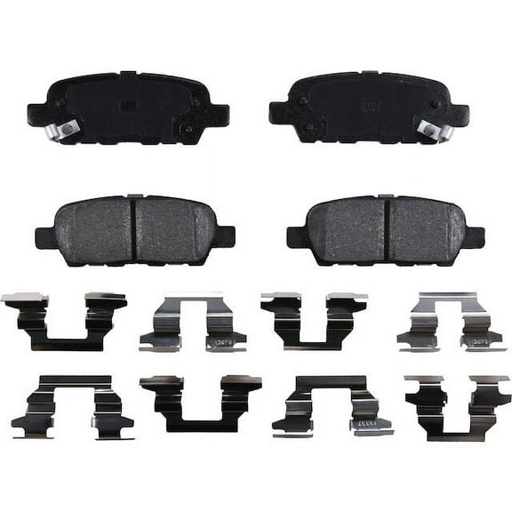 Rear Brake Pad Set - Compatible with 2011 - 2017 Nissan Juke 2012 2013 2014 2015 2016