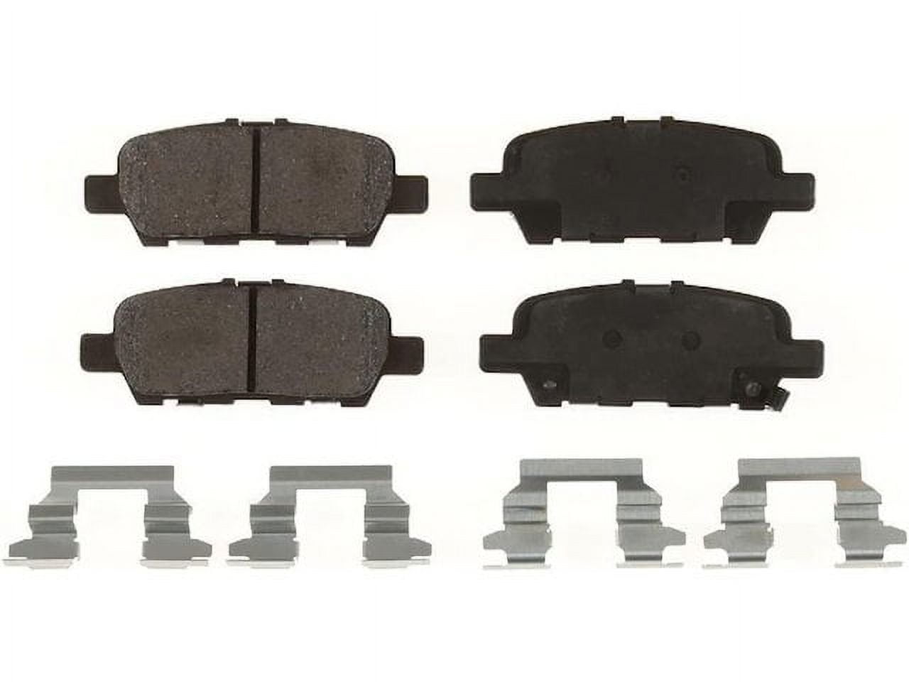 Rear Brake Pad Set - Compatible with 2011 - 2017 Nissan Quest 2012 2013 2014 2015 2016