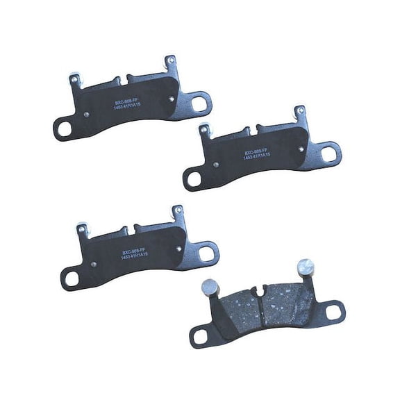Rear Brake Pad Set - Compatible with 2011 - 2017 Volkswagen Touareg Hybrid 2012 2013 2014 2015 2016