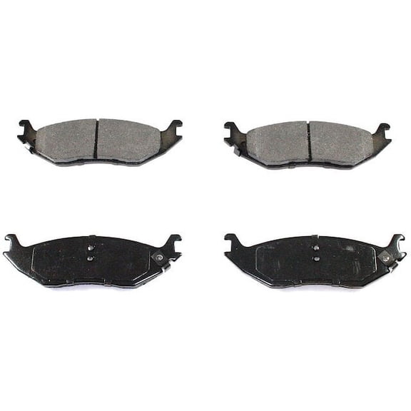 Rear Brake Pad Set - Compatible with 2011 - 2018 Ram 1500 2012 2013 2014 2015 2016 2017