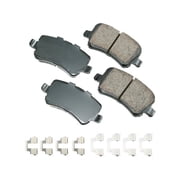 Rear Brake Pad Set - Compatible with 2011 - 2018 Volvo S60 2012 2013 2014 2015 2016 2017