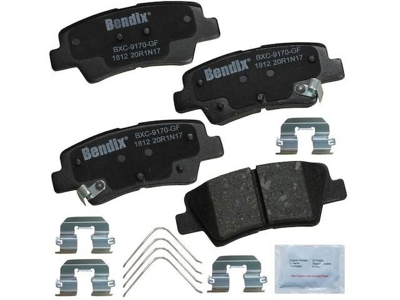 Rear Brake Pad Set Compatible with 2011 2020 Hyundai Elantra 2012