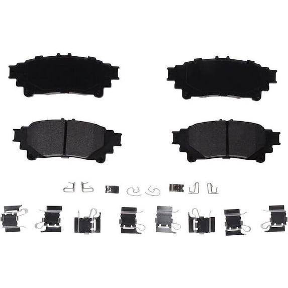 Rear Brake Pad Set - Compatible with 2011 - 2020 Toyota Sienna 2012 2013 2014 2015 2016 2017 2018 2019
