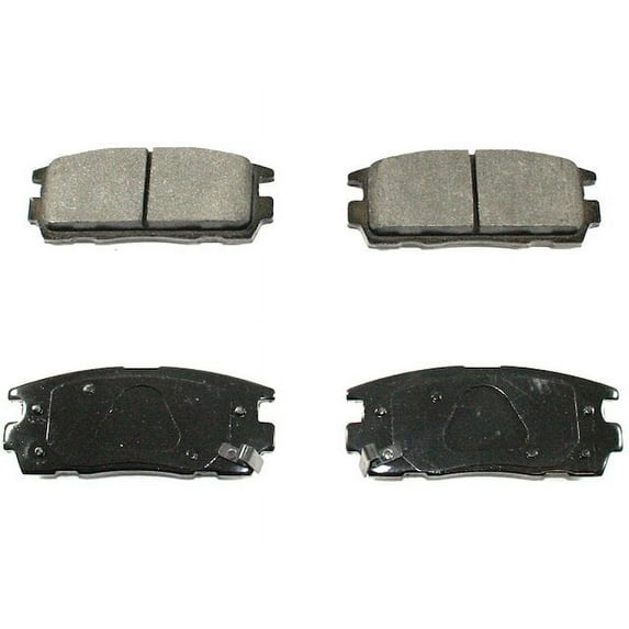 Rear Brake Pad Set - Compatible with 2012 - 2015 Chevy Captiva Sport 2013 2014