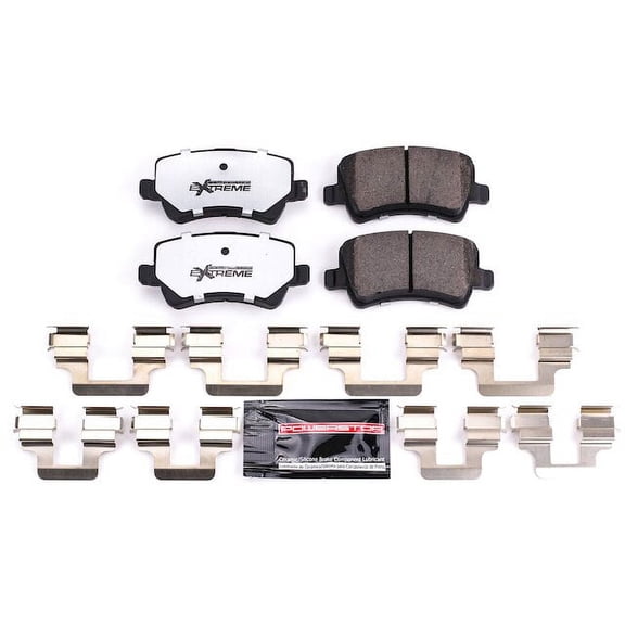 Rear Brake Pad Set - Compatible with 2012 - 2015 Land Rover Range Rover Evoque 2013 2014