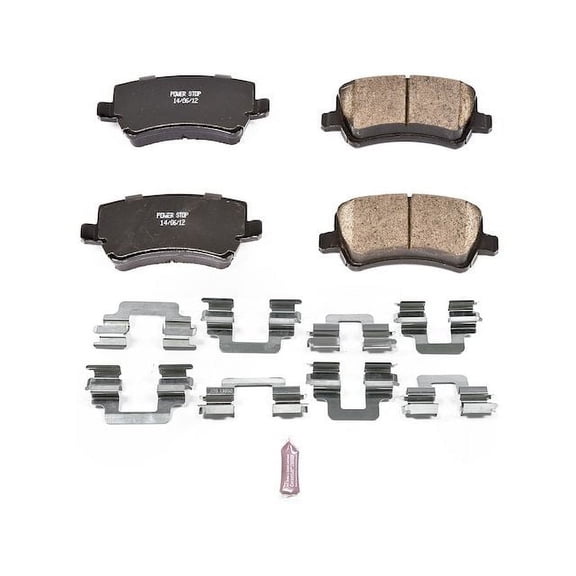 Rear Brake Pad Set - Compatible with 2012 - 2015 Land Rover Range Rover Evoque 2013 2014