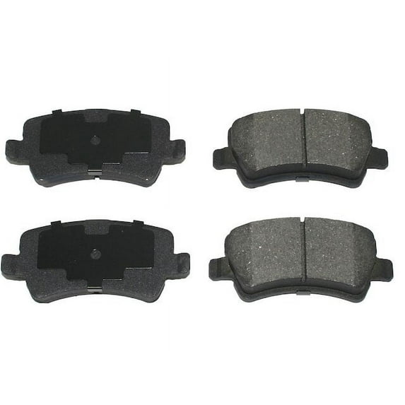 Rear Brake Pad Set - Compatible with 2012 - 2015 Land Rover Range Rover Evoque 2013 2014