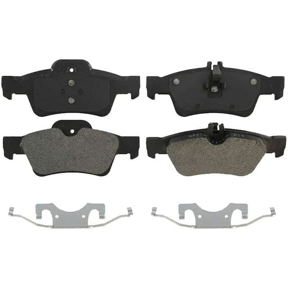 Rear Brake Pad Set - Compatible with 2012 - 2015 Mercedes-Benz CLS550 2013 2014