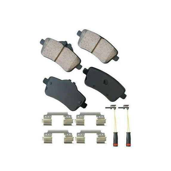 Rear Brake Pad Set - Compatible with 2012 - 2015 Mercedes-Benz ML63 AMG 2013 2014