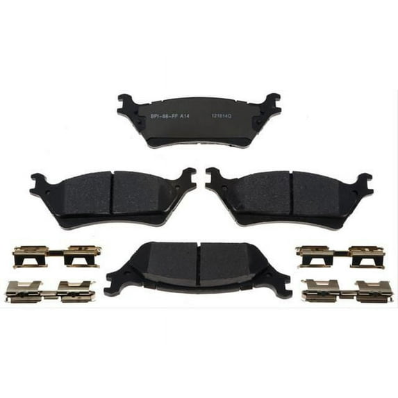 Rear Brake Pad Set - Compatible with 2012 - 2018 Ford F-150 2013 2014 2015 2016 2017