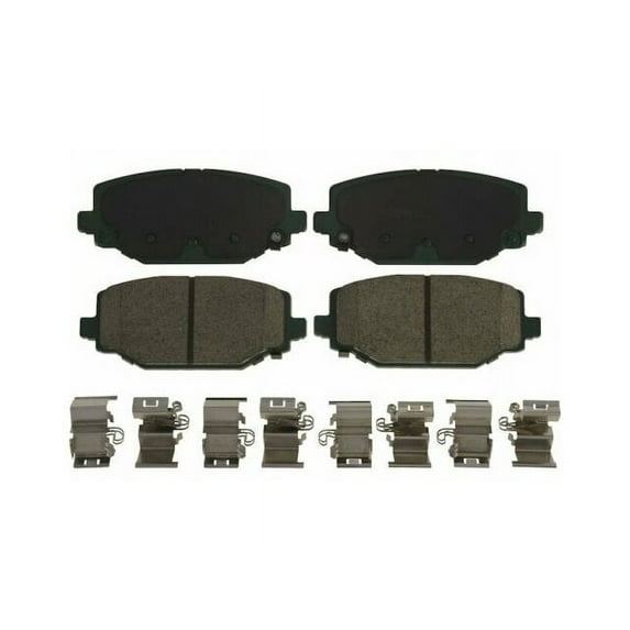 Rear Brake Pad Set - Compatible with 2012 - 2020 Dodge Journey 2013 2014 2015 2016 2017 2018 2019