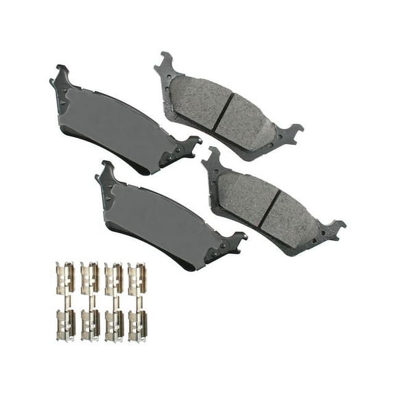 Rear Brake Pad Set - Compatible with 2012 - 2020 Ford F-150 2013 2014 2015 2016 2017 2018 2019