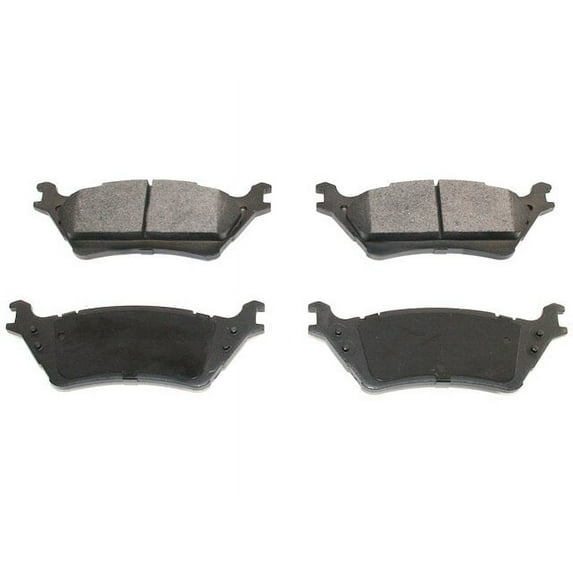 Rear Brake Pad Set - Compatible with 2012 - 2020 Ford F-150 2013 2014 2015 2016 2017 2018 2019