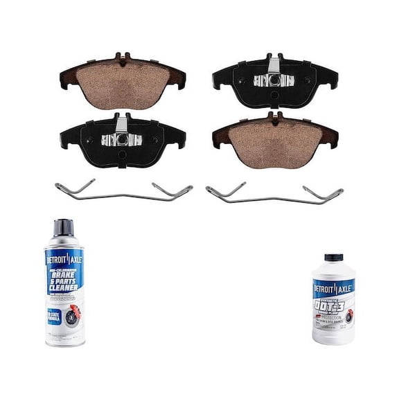 Rear Brake Pad Set - Compatible with 2013 - 2015 Mercedes-Benz GLK250 Bluetec 4Matic 2014