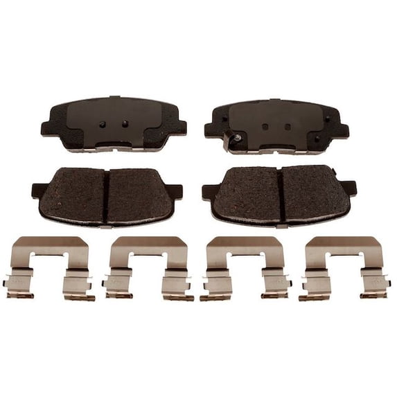 Rear Brake Pad Set - Compatible with 2013 - 2016 Hyundai Santa Fe Sport 2014 2015