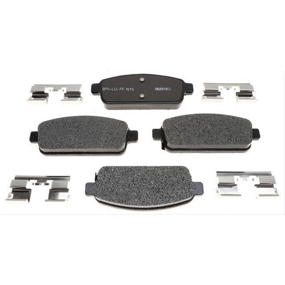 Rear Brake Pad Set - Compatible with 2013 - 2017 Chevy Sonic 2014 2015 2016