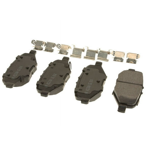 Rear Brake Pad Set - Compatible with 2013 - 2017 Ford Explorer FWD 2014 2015 2016