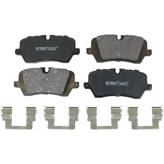 Rear Brake Pad Set - Compatible with 2013 - 2018, 2020 - 2021 Land Rover Range Rover 2014 2015 2016 2017