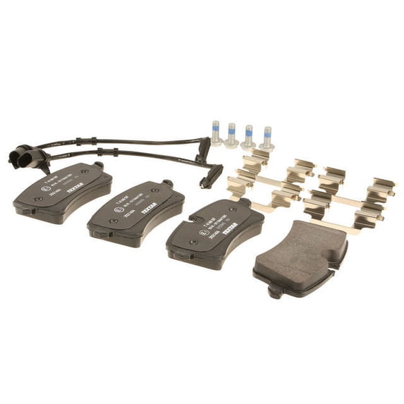 Rear Brake Pad Set - Compatible with 2013 - 2018 Audi S8 2014 2015 2016 2017