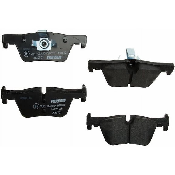 Rear Brake Pad Set - Compatible with 2013 - 2018 BMW 320i xDrive 2.0L 4-Cylinder 2014 2015 2016 2017