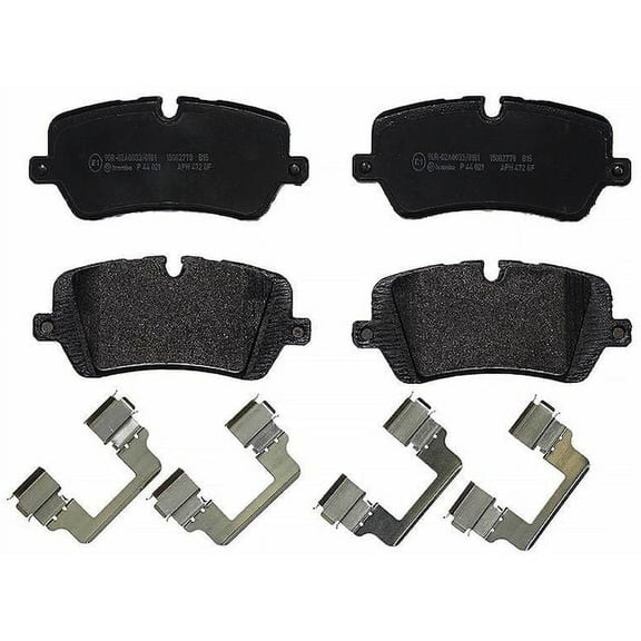 Rear Brake Pad Set - Compatible with 2013 - 2018 Land Rover Range Rover 2014 2015 2016 2017
