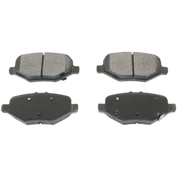 Rear Brake Pad Set - Compatible with 2013 - 2019 Ford Police Interceptor Utility 2014 2015 2016 2017 2018