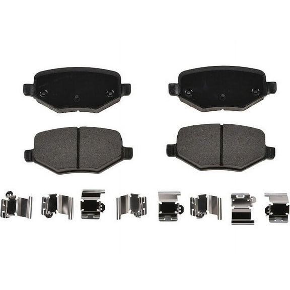 Rear Brake Pad Set - Compatible with 2013 - 2019 Ford Taurus SHO 2014 2015 2016 2017 2018