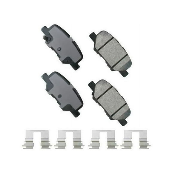 Rear Brake Pad Set - Compatible with 2013 - 2020 Mitsubishi Outlander FWD 2014 2015 2016 2017 2018 2019