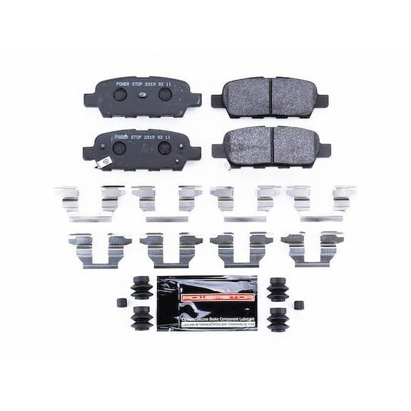 Rear Brake Pad Set - Compatible with 2013 INFINITI EX37 - Power Stop