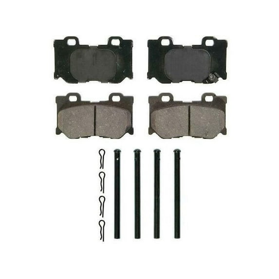 Rear Brake Pad Set - Compatible with 2014 - 2015, 2017 - 2020 INFINITI Q60 2018 2019