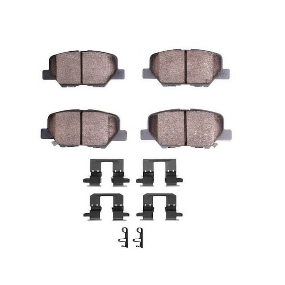 Rear Brake Pad Set - Compatible with 2014 - 2015 Mazda 6 - Dynamic Friction