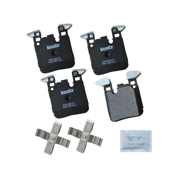 Rear Brake Pad Set - Compatible with 2014 - 2016 BMW 435i 2015