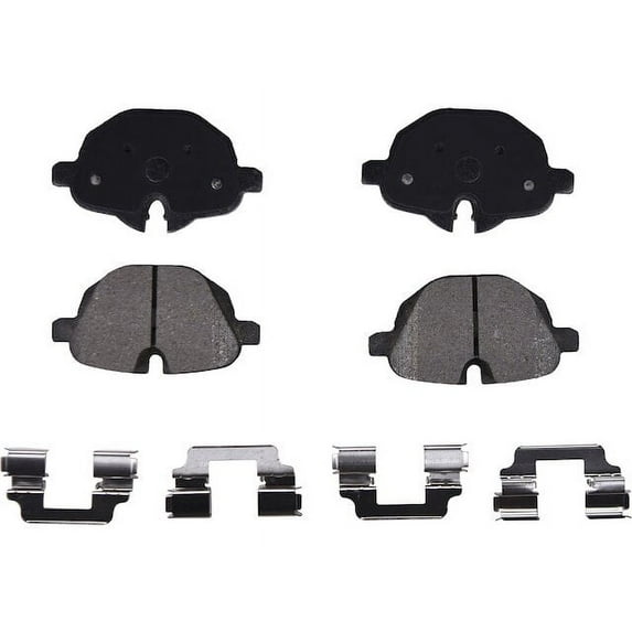 Rear Brake Pad Set - Compatible with 2014 - 2016 BMW 535d xDrive 2015